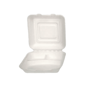 3 part bagasse container